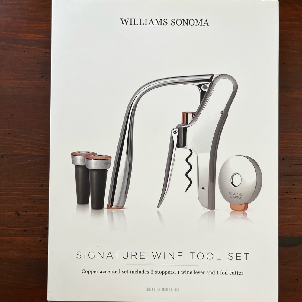 New in Box Williams Sonoma Wine Tool Set
